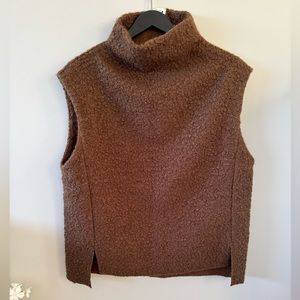 Zara Textured Tank/Vest - Brown